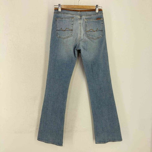 7 For All Mankind USA製 BOOT CUT スウェード切替 デニムパンツ レディース 27inch