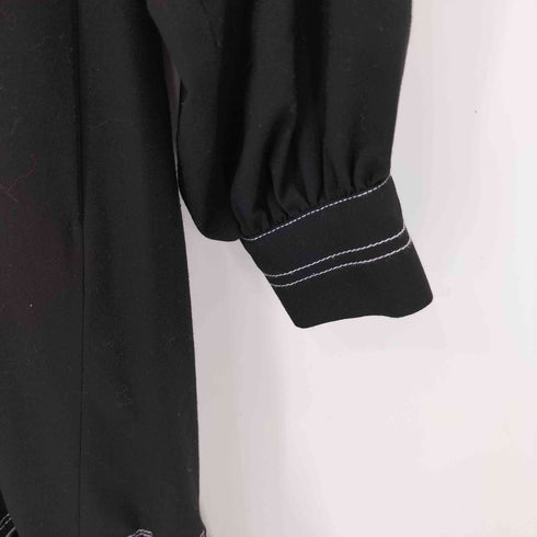 レイビームス Ray BEAMS 配色 ステッチ ギャザー ワンピース レディース