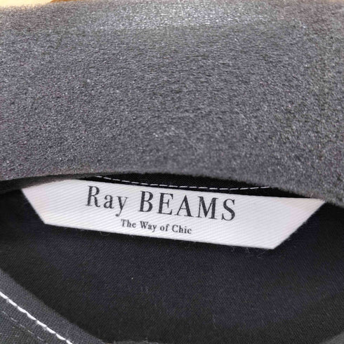 レイビームス Ray BEAMS 配色 ステッチ ギャザー ワンピース レディース