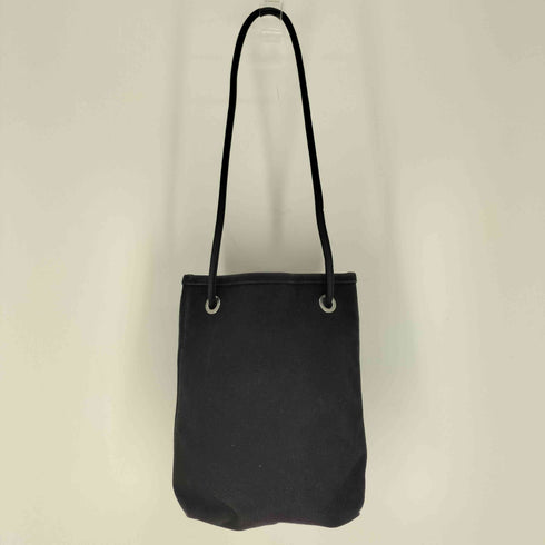 オーチバル ORCIVAL 19SS ロゴ プリント レザー ストラップ キャンバス ショルダーバッグ メンズ