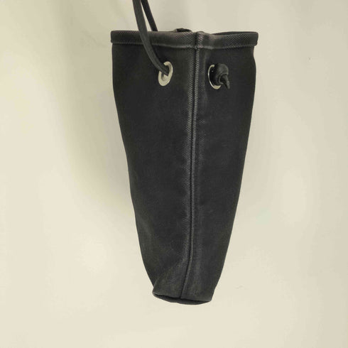 オーチバル ORCIVAL 19SS ロゴ プリント レザー ストラップ キャンバス ショルダーバッグ メンズ