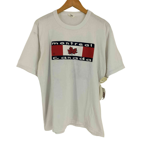 OCEANIC カナダ製 MONTREAL CANADA クルーネックTシャツ メンズ import:XL
