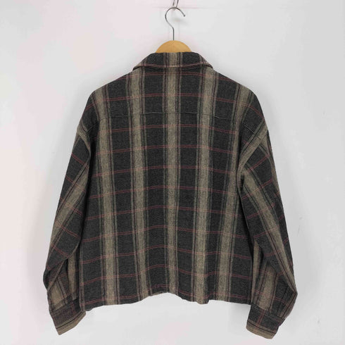 シャリーフ SHAREEF WOOL CHECK SHIRTS BLOUSON メンズ JPN:1