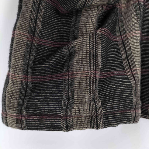 シャリーフ SHAREEF WOOL CHECK SHIRTS BLOUSON メンズ JPN:1