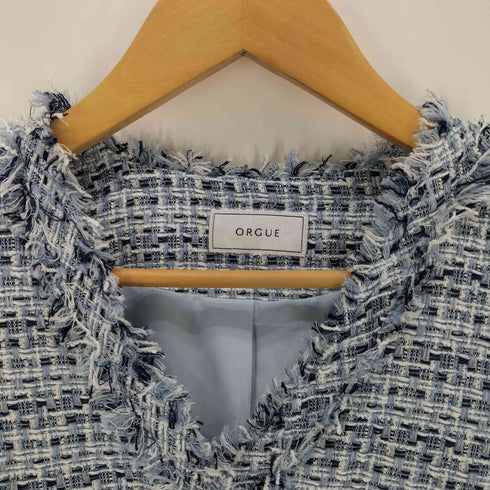 ORGUE Tweed fringe 2way jacket レディース JPN:S