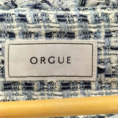 ORGUE Tweed fringe 2way jacket レディース JPN:S