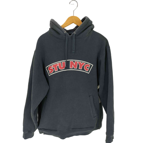 ステューシー Stussy OLD クラウンSSリンク STU NYCプリントプルオーバーパーカー メンズ JPN:L