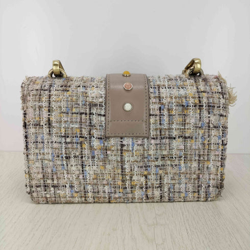 ピンコ PINKO ツイードチェーンハンドバッグ レディース