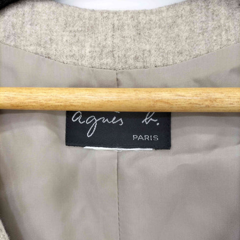 アニエスベー agnes b. 00S ウール 7B ノースリーブロングベスト レディース