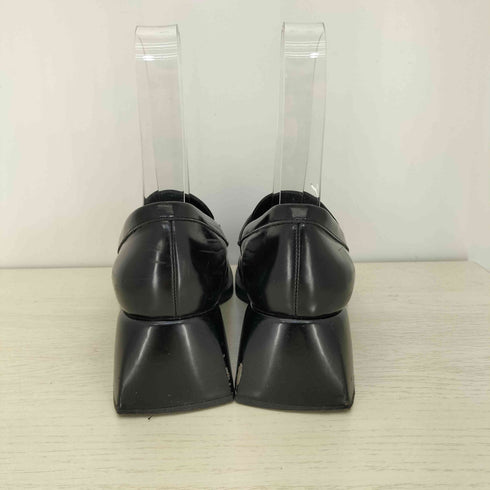 チャールズキース CHARLES & KEITH アシンメトリック ペニーローファーミュール レディース 38