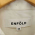 エンフォルド ENFOLD 21SS GIZAブロード ワイドBOX SHIRT レディース JPN:38