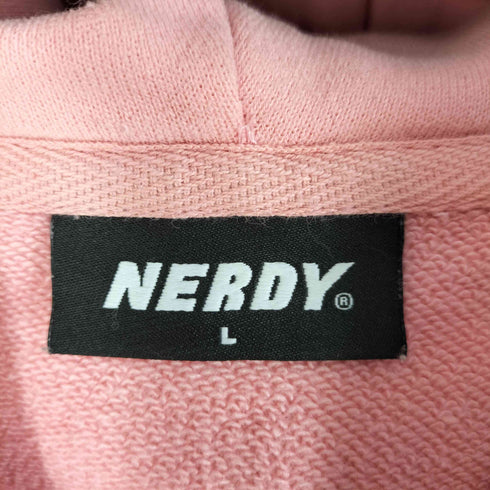 ノルディー nerdy ロゴプリント プルオーバーフーディー メンズ import:L