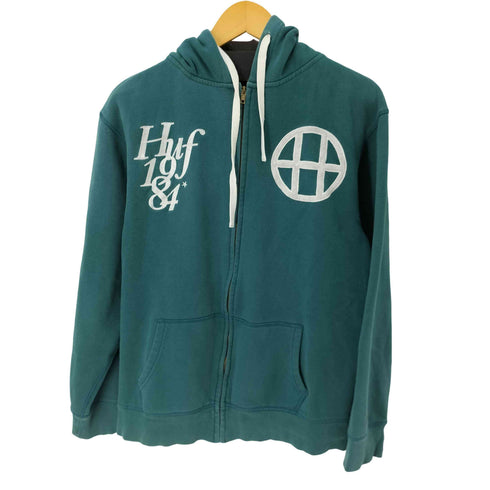 ハフ HUF 刺繍ジップパーカー メンズ import:L