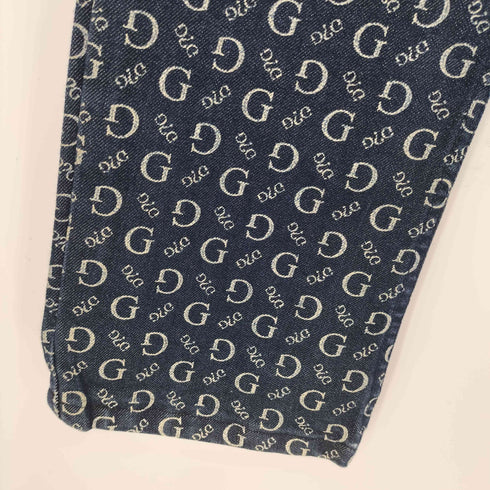 ゲス GUESS 90S USA製 ロゴ刺繍 デニムパンツ メンズ