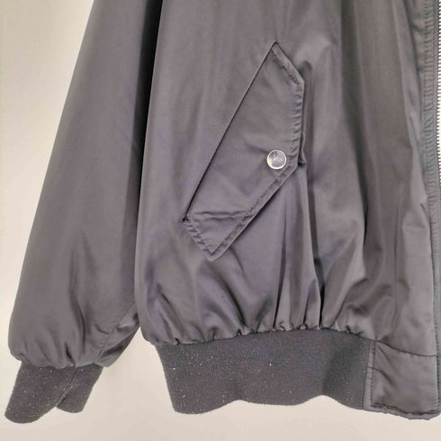 ザラ ZARA フェイクファー リバーシブルボンバージャケット レディース import:M