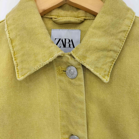 ザラ ZARA .4P カラーデニムトラッカージャケット レディース import:XS