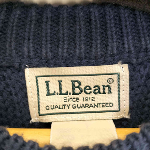 エルエルビーン L.L.Bean ラグランコットンニット 無地 メンズ S-REG