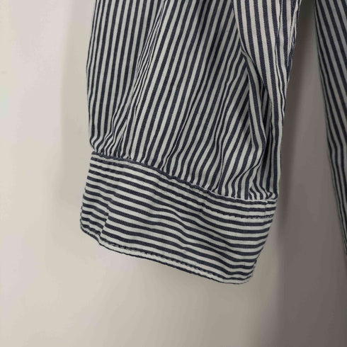 エンジニアードガーメンツ Engineered Garments USA製 プルオーバー ストライプロングシャツ メンズ JPN:S