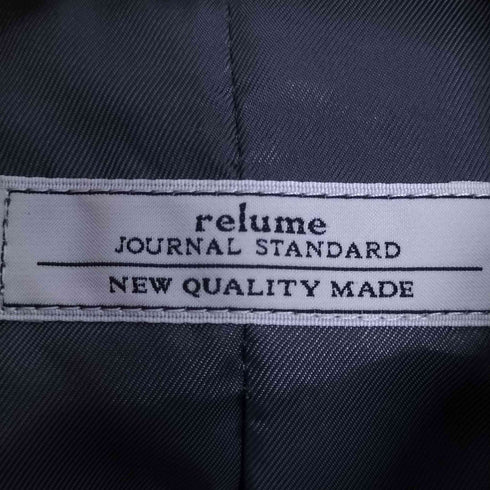 ジャーナルスタンダードレリューム JOURNAL STANDARD relume SUPER100 ステンカラー チェック コート レディース JPN:38