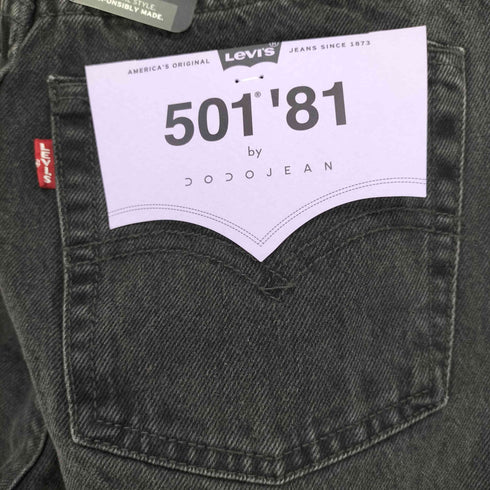 リーバイス Levis 501'81 ボタンフライブラックデニム レディース W25/L28