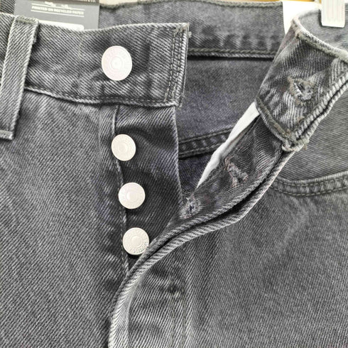 リーバイス Levis 501 ORIGINAL スタッズ付ボタンフライブラックデニム レディース W25/L30