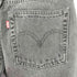 リーバイス Levis 501 ORIGINAL スタッズ付ボタンフライブラックデニム レディース W25/L30