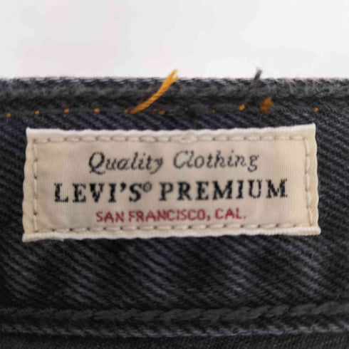 リーバイス Levis 501 ORIGINAL スタッズ付ボタンフライブラックデニム レディース W25/L30