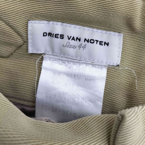 ドリスヴァンノッテン DRIES VAN NOTEN スロベニア製 タック ワイド スラックス メンズ EUR:44-46