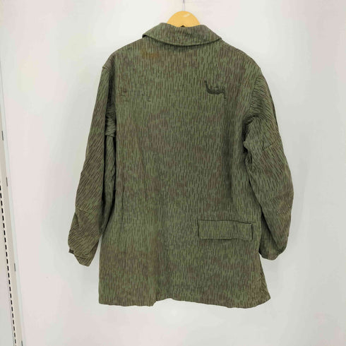 ユーロミリタリー Euro military 60S レインドロップカモ ミリタリーハーフコート メンズ