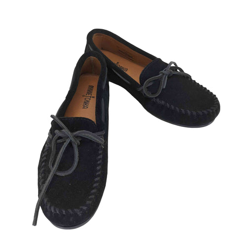 ミネトンカ Minnetonka CLASSIC MOC BLACK レディース 7.5
