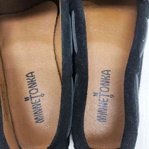 ミネトンカ Minnetonka CLASSIC MOC BLACK レディース 7.5