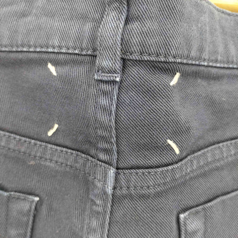 メゾンマルタンマルジェラ Maison Martin Margiela 14AW カレンダータグ ➉ ステッチボタンフライストレートデニムパンツ メンズ EUR:46-48
