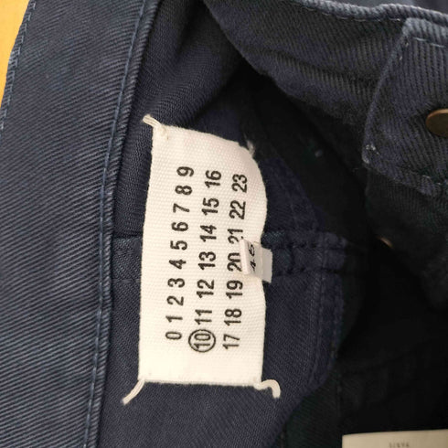 メゾンマルタンマルジェラ Maison Martin Margiela 14AW カレンダータグ ➉ ステッチボタンフライストレートデニムパンツ メンズ EUR:46-48