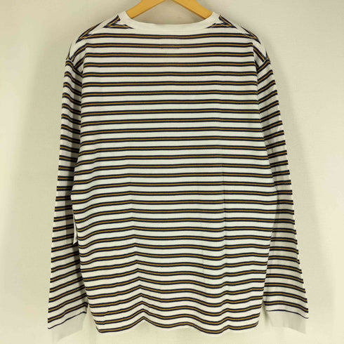 ビームス BEAMS 1ポケットボーダーL/S TEE メンズ import:L