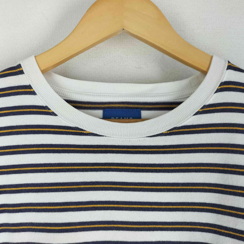 ビームス BEAMS 1ポケットボーダーL/S TEE メンズ import:L