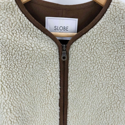 スローブイエナ SLOBE IENA ECOムートンノーカラーブルゾン レディース JPN:38