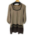 バーニーズニューヨーク BARNEYS NEWYORK L/S アクリルニットワンピース レディース import:M