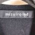 ミズイロインド mizuiro ind ダブルブレストワイドカーディガン レディース