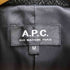 アーペーセー A.P.C. ヘリンボーン ウール ステンカラーコート メンズ import:M