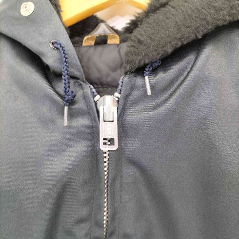 ANTLER MADE IN USA IDEALジップ ナイロンフーデッドパテッドコート メンズ