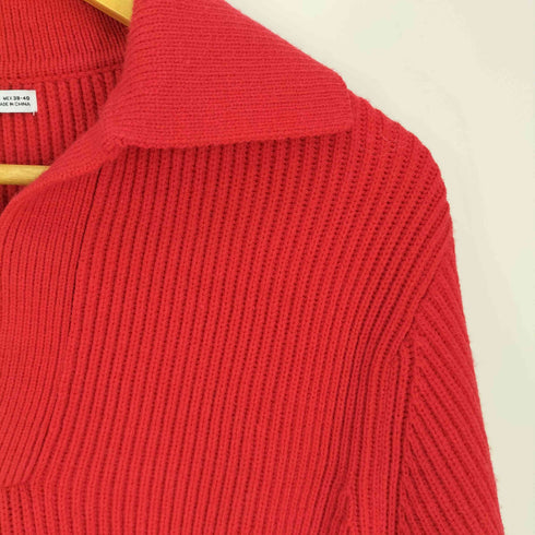 ザラ ZARA テクスチャー ポロ ニット メンズ import:M