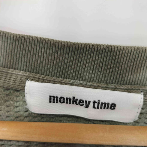 モンキータイム MONKEY TIME BASKET MESH LSL TEE メンズ JPN:L