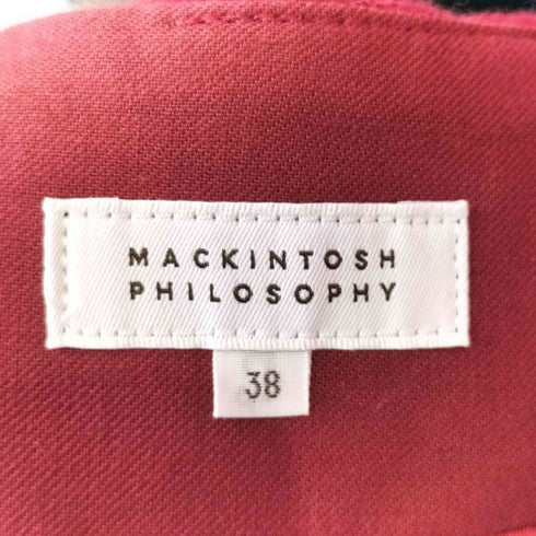 マッキントッシュフィロソフィー MACKINTOSH PHILOSOPHY メルトンタックフレアスカート レディース 38