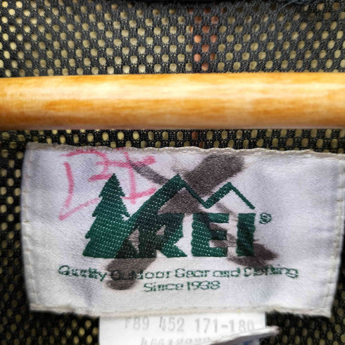 レイ REI 80S USA製 2トーン ナイロン アノラックパーカ メンズ import:M