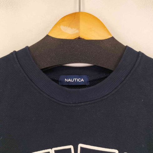 ノーティカ NAUTICA ロゴビッグシルエットスウェットArch Logo Crewneck Sweatshirt メンズ JPN:M