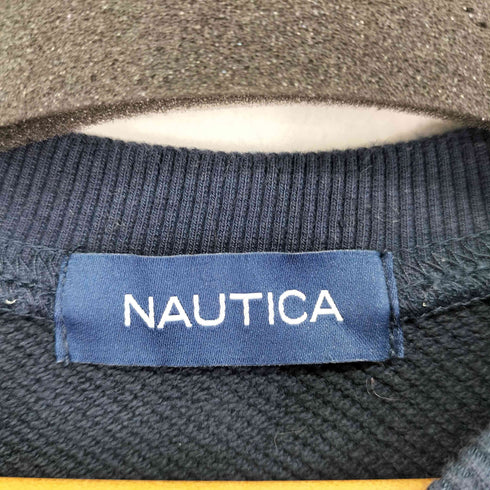 ノーティカ NAUTICA ロゴビッグシルエットスウェットArch Logo Crewneck Sweatshirt メンズ JPN:M