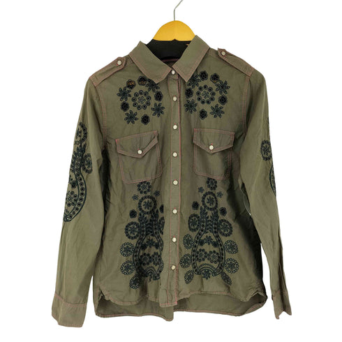 3J カットワークシャツ レディース JPN:L