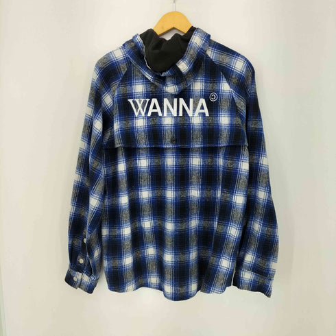 ワナ WANNA SHERLOCK HOODED FLANNEL SHIRTS メンズ JPN:L
