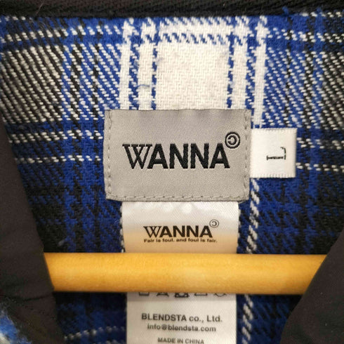 ワナ WANNA SHERLOCK HOODED FLANNEL SHIRTS メンズ JPN:L
