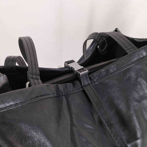 ザラ ZARA リンクルエフェクト ロッカー トートバッグ レディース